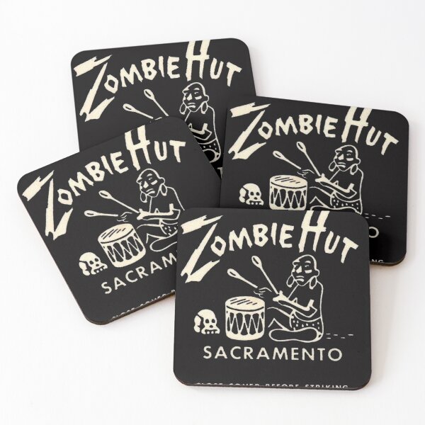 Item preview, Zombie Hut Jungle Tom Toms Voodoo Drums designed and sold by Retroaugogo.