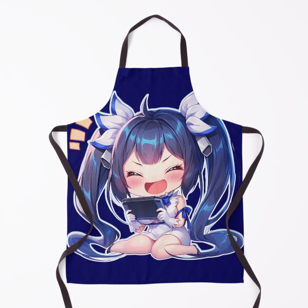 Artikelvorschau, Mädchen Hestia Joyful Chibi Dungeon Gaming Abenteuer DanMachi Anime entworfen und verkauft von mildaclairmo.