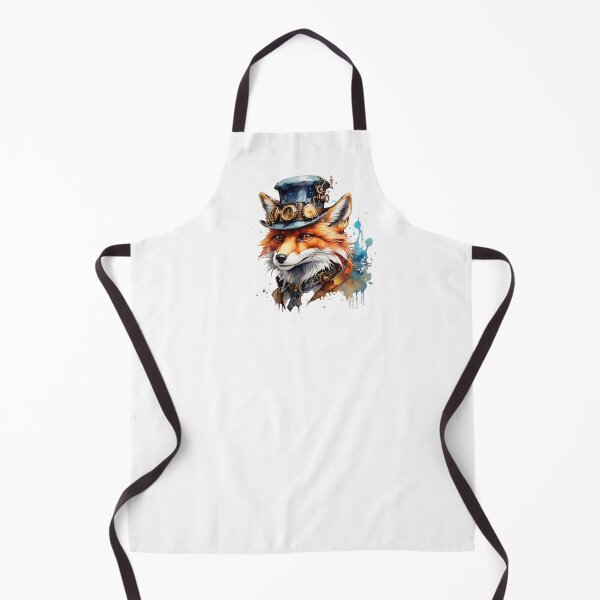 Item preview, A steampunk fox with a hat designed and sold by Rose Design & Photos.