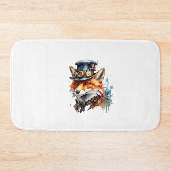 Item preview, A steampunk fox with a hat designed and sold by Rose Design & Photos.