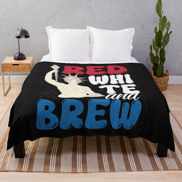 Item preview, Red White and Brew – Funny Beer 4th of July T-Shirt designed and sold by Tmino-design.