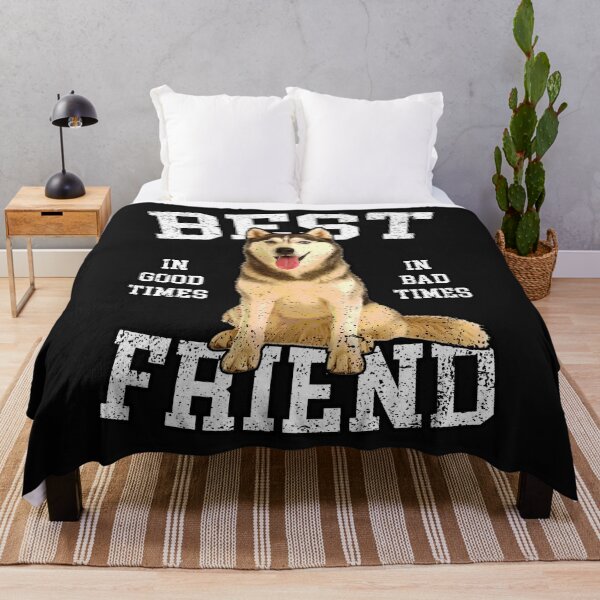 Item preview, BEST FRIEND - SIBERIAN HUSKY | Pets and Dogs lovers for Men and Women t-shirt designed and sold by panchiTWO.