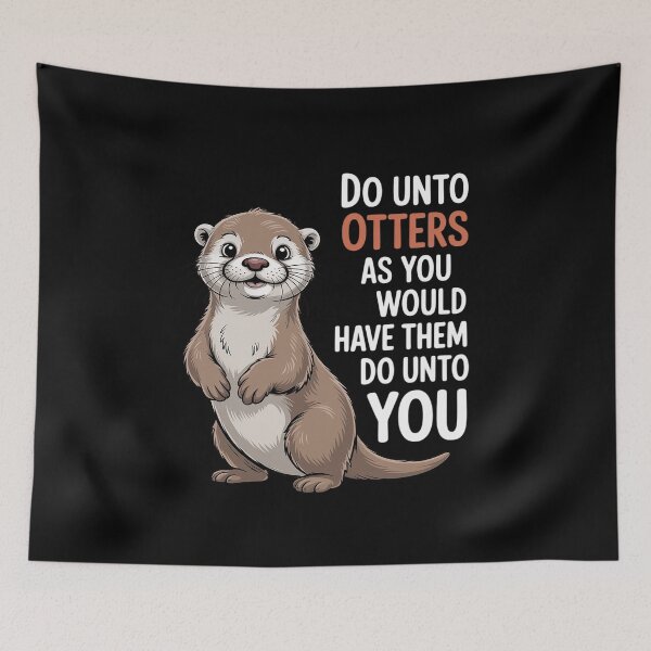 Item preview, Do Unto Otters Sea Otter designed and sold by LAZAR-EG.