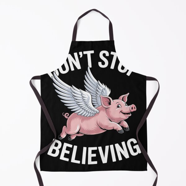 Item preview, Don't Stop Believing Flying Pig With Wings designed and sold by Hlz-0118.