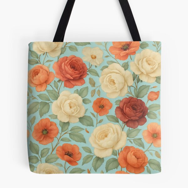 Item preview, Clear Petal Harmony – Seamless Vintage Floral Revival designed and sold by windylize.