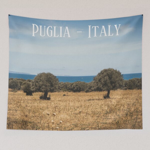 Item preview, Puglian Countryside with Sea View – Tranquil Italian Landscape designed and sold by photo-travel.