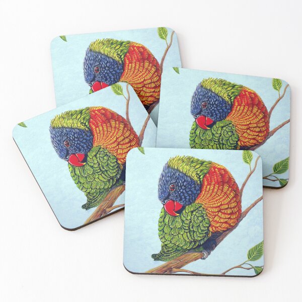 Item preview, Shy Boy - Rainbow Lorikeet designed and sold by Linda Callaghan.
