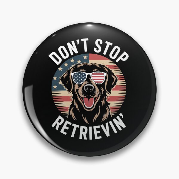 Item preview, Don't Stop Retrieving Golden Retriever 4th Of July designed and sold by Hlz-0118.