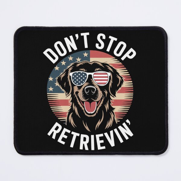 Item preview, Don't Stop Retrieving Golden Retriever 4th Of July designed and sold by Hlz-0118.