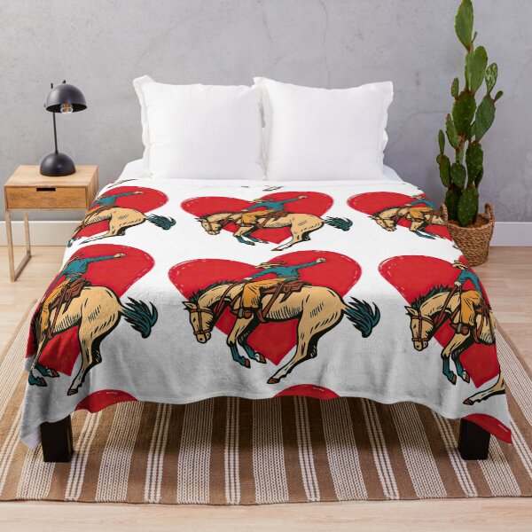 Item preview, Cowboy Heart Rodeo Rider - Western Love Illustration designed and sold by ArtfulWeave.