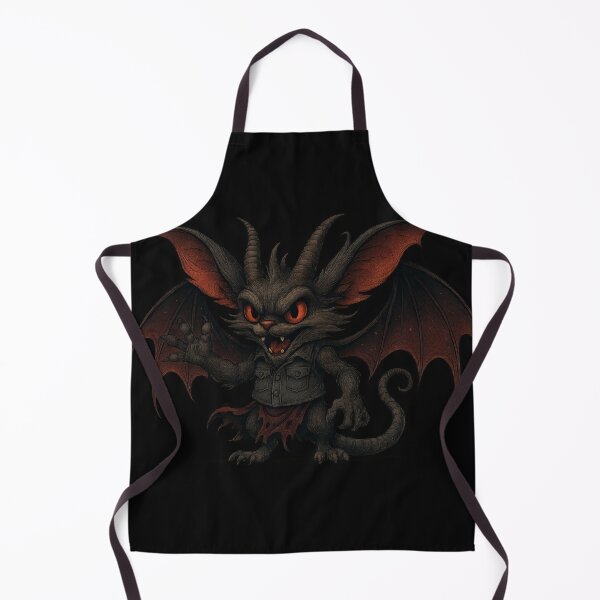 Item preview, Creepy Cute Demon Cat Bat Wings Gothic Horror Fantasy Artwork designed and sold by Daagath.