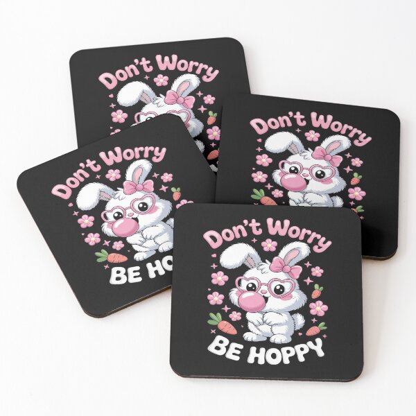 Item preview, Don't Worry Be Hoppy Happy Easter Bunny designed and sold by Hlz-0118.
