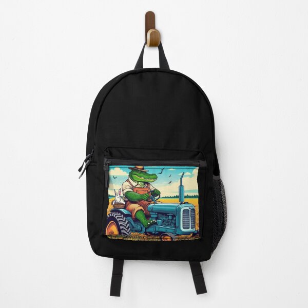 Item preview, the crocodile driving a tractor and his friend the rabbit designed and sold by Dogandesighn.