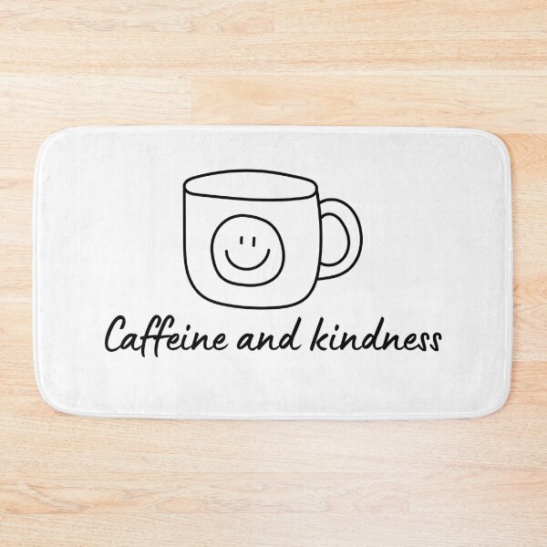 Item preview, Coffee Quote Pun Humor - Caffeine and Kindness designed and sold by holaitssher.