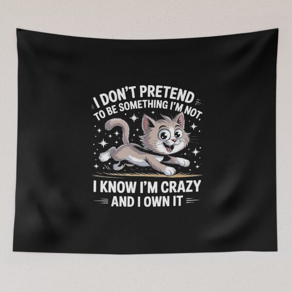 Item preview, Crazy Cat Energy – Embrace Your Inner Wild Kitty designed and sold by love3617.