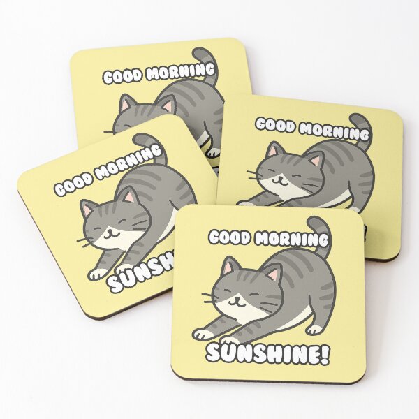 Item preview, Good morning, Sunshine! Cat designed and sold by ChromaWears.