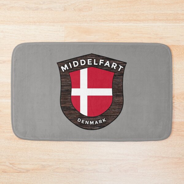 Item preview, Middelfart Denmark Emblem Flag designed and sold by World Designs.