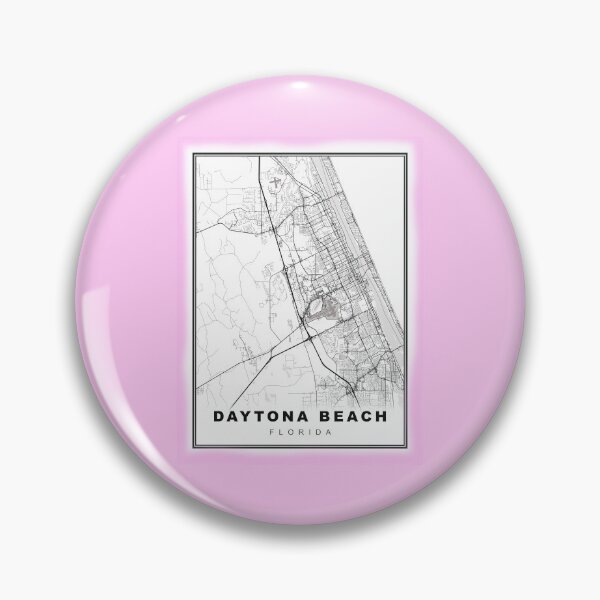 Artikelvorschau, Minimalistische Karte von Daytona Beach entworfen und verkauft von Tamas Das.