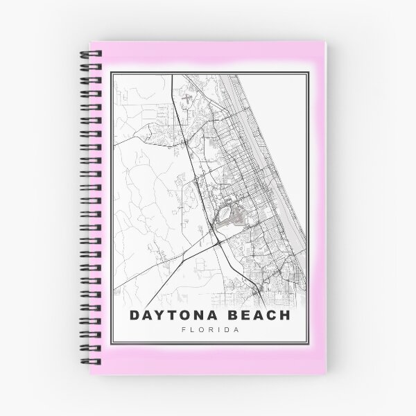 Item preview, Minimalist Daytona Beach Map designed and sold by Tamas Das.