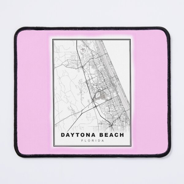 Item preview, Minimalist Daytona Beach Map designed and sold by Tamas Das.