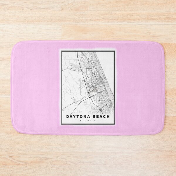 Item preview, Minimalist Daytona Beach Map designed and sold by Tamas Das.