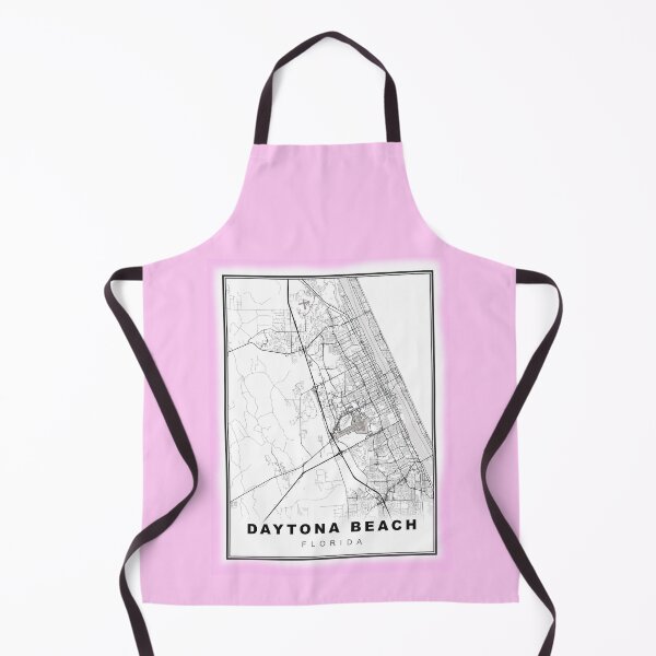 Item preview, Minimalist Daytona Beach Map designed and sold by Tamas Das.
