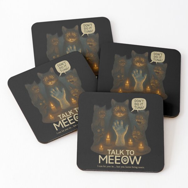 Item preview, "Talk to Meeow" Cat Horror Parody - Bring Treats! designed and sold by vanko-vnc.