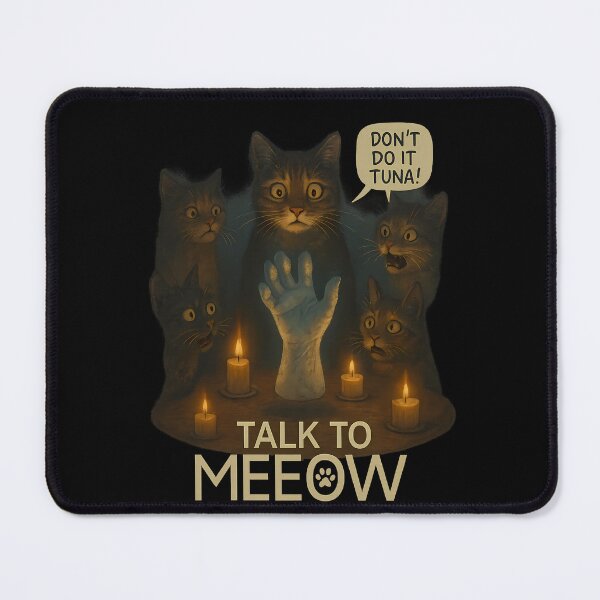 Item preview, "Talk to Meeow" Cat Horror Parody - Bring Treats! designed and sold by vanko-vnc.