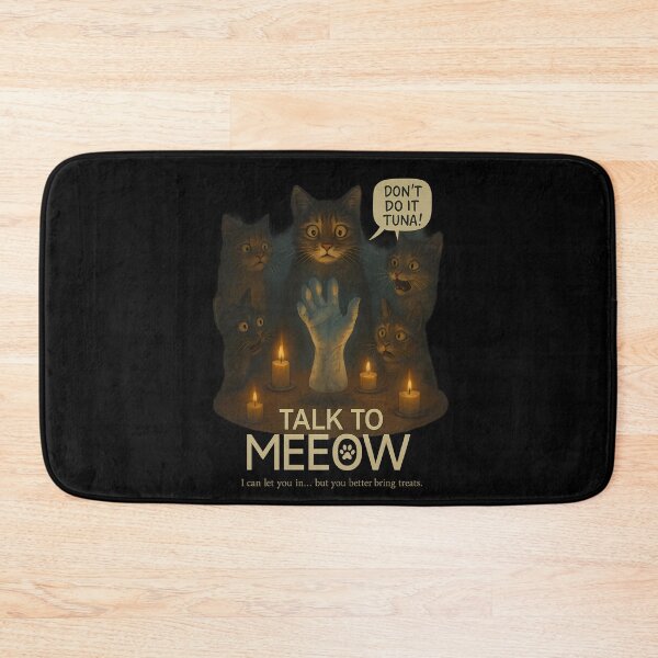 Item preview, "Talk to Meeow" Cat Horror Parody - Bring Treats! designed and sold by vanko-vnc.