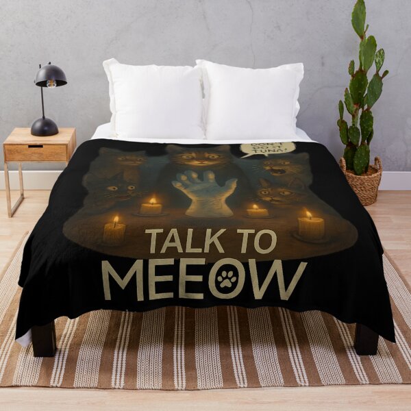 Item preview, "Talk to Meeow" Cat Horror Parody - Bring Treats! designed and sold by vanko-vnc.
