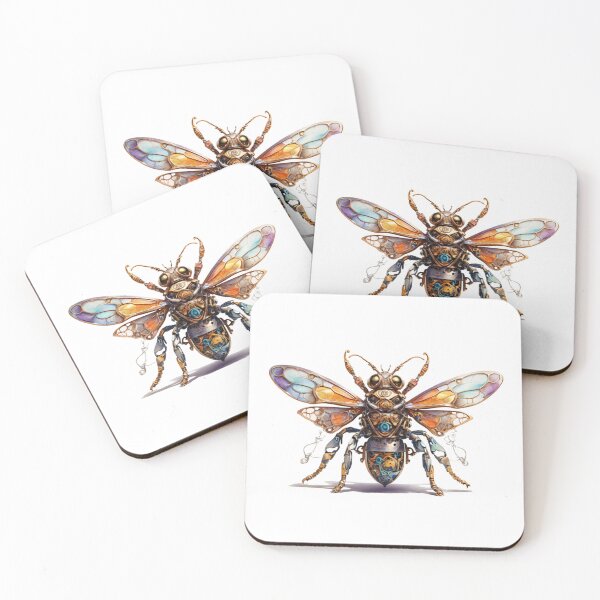 Item preview, Copy of A Steampunk Bee as a Watercolor designed and sold by Rose Design & Photos.