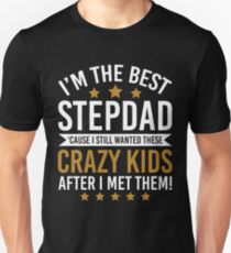 Ich bin bester Schritt-Vati, weil ich noch dieses Kindert-shirt wünschte Slim Fit T-Shirt