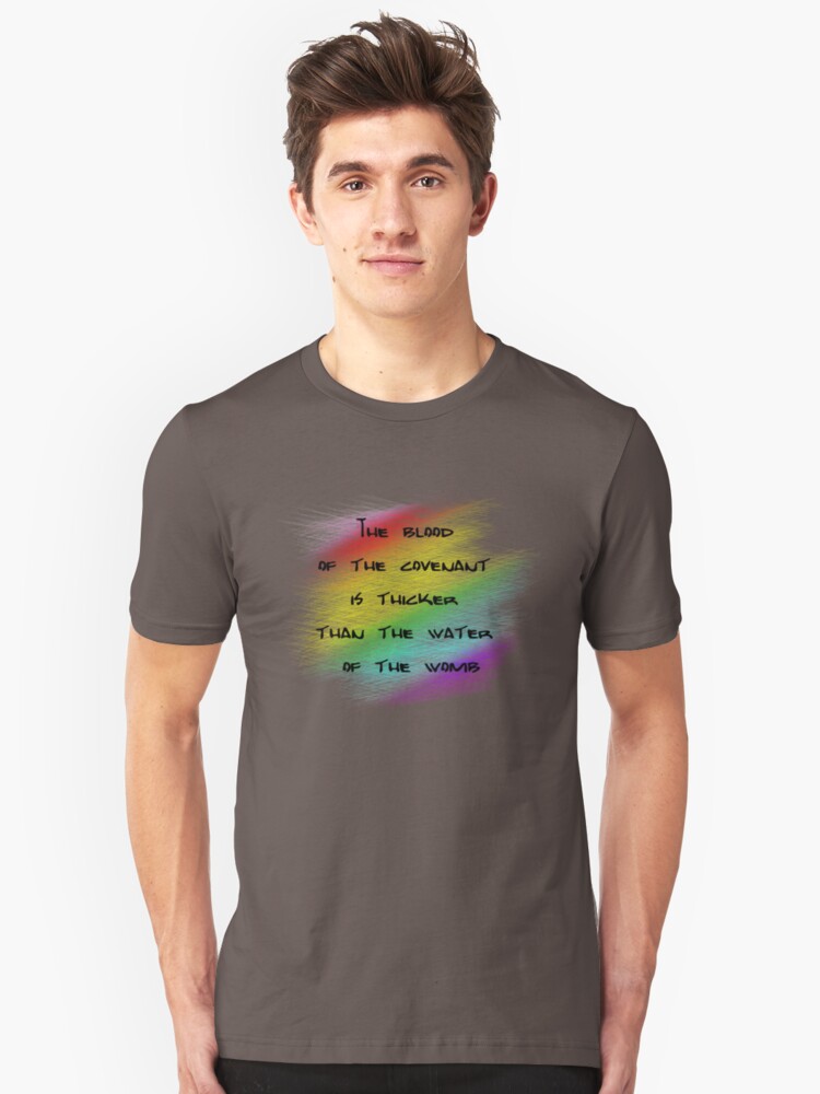 Alternate view of Blood is thicker than Water Slim Fit T-Shirt
