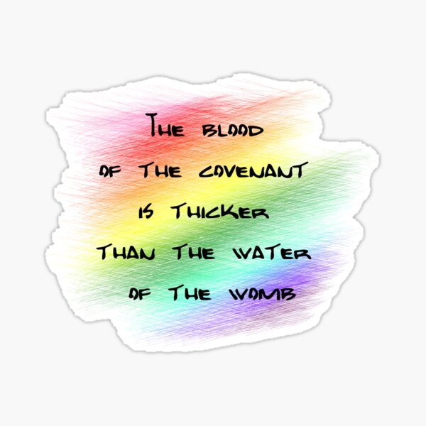 proverb blood is thicker than water