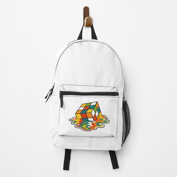 Item preview, Melting Rubik’s Cube - Trippy Retro Puzzle Art designed and sold by ArtfulWeave.