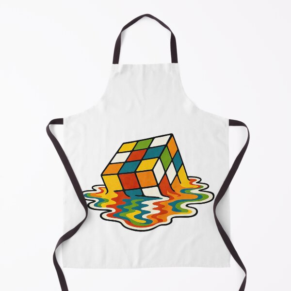 Item preview, Melting Rubik’s Cube - Trippy Retro Puzzle Art designed and sold by ArtfulWeave.