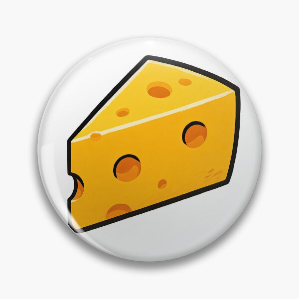 Item preview, Cartoon Swiss Cheese Slice - Fun Food Illustration designed and sold by ArtfulWeave.