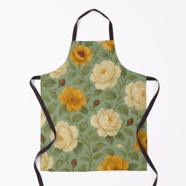 Item preview, Ivory Gold Tapestry – Seamless Floral Classic designed and sold by windylize.