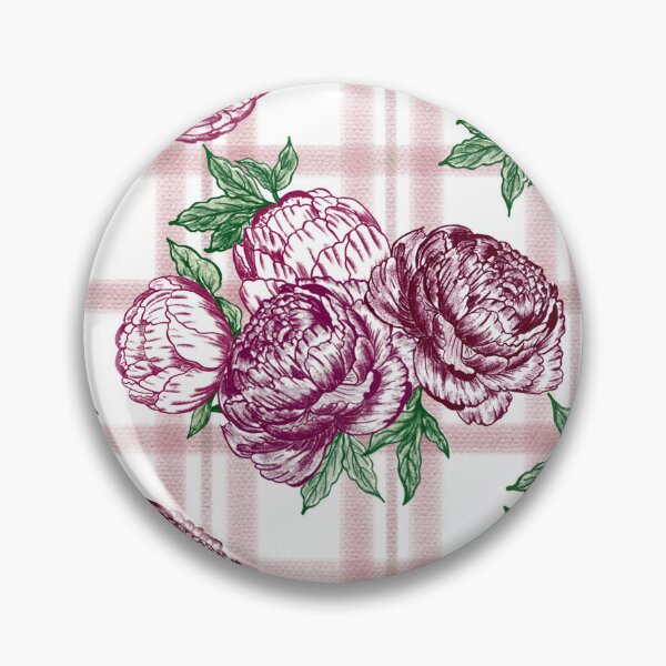 Item preview, Peonie Chicky check designed and sold by lime-pine design.