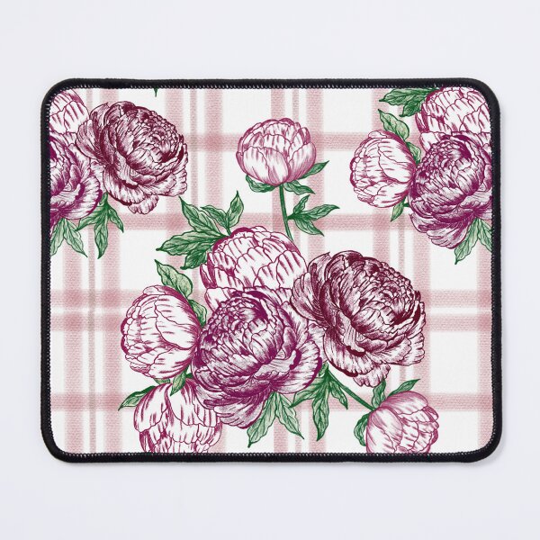Item preview, Peonie Chicky check designed and sold by lime-pine design.