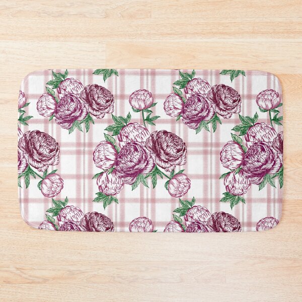 Item preview, Peonie Chicky check designed and sold by lime-pine design.
