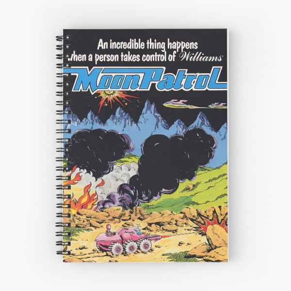 Item preview, Moon Patrol Retro Arcade Game Cover Art designed and sold by Retr0Tshirts.