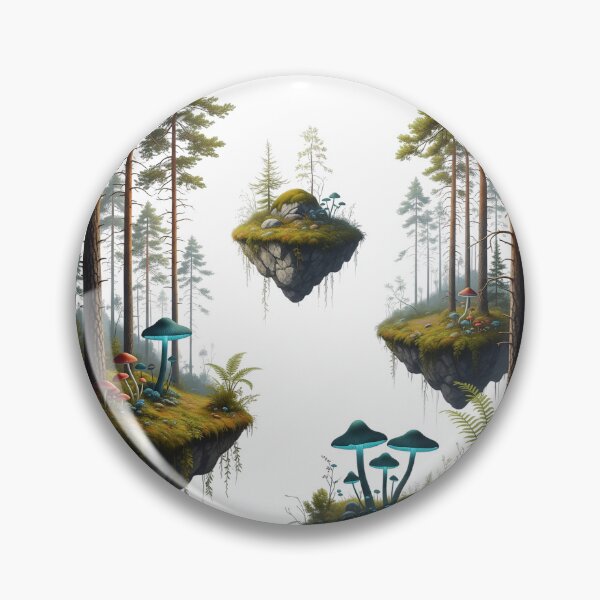 Item preview, Floating Forests, Fungi, and Pines designed and sold by SisuArt.