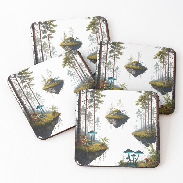 Item preview, Floating Forests, Fungi, and Pines designed and sold by SisuArt.