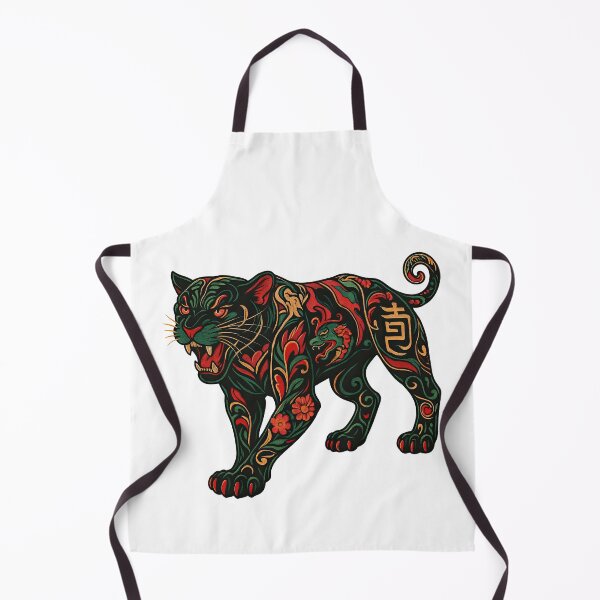 Item preview, Tattoo Panther Art - Tribal Floral Jungle Beast Design designed and sold by ArtfulWeave.