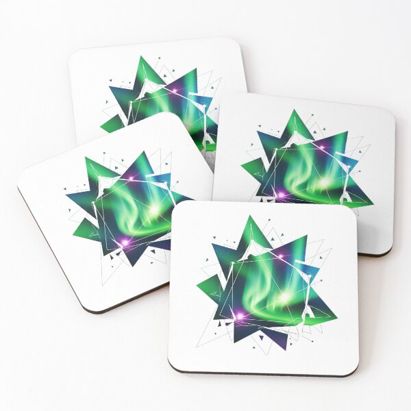 Item preview, Nordic Aurora Geometric Abstraction designed and sold by SisuArt.