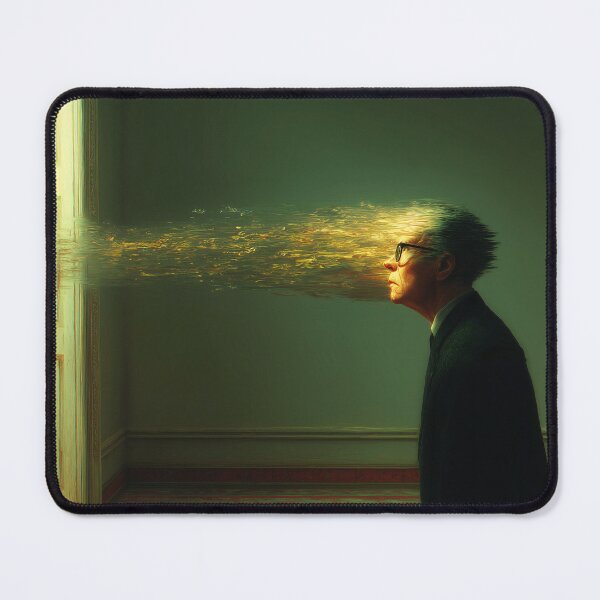 Item preview, Mind Expansion – Surreal Portrait with a Beam of Enlightenment designed and sold by GM-Creativeone.