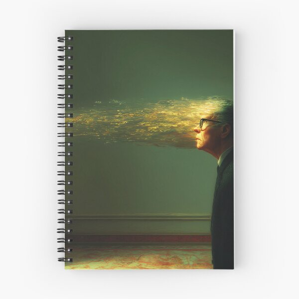 Item preview, Mind Expansion – Surreal Portrait with a Beam of Enlightenment designed and sold by GM-Creativeone.