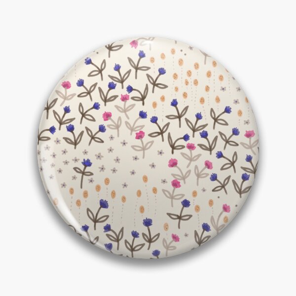 Item preview, Tiny Sketched Flowers Pattern – Playful Marker Floral Design for Apparel & Decor designed and sold by Millefolia Design .