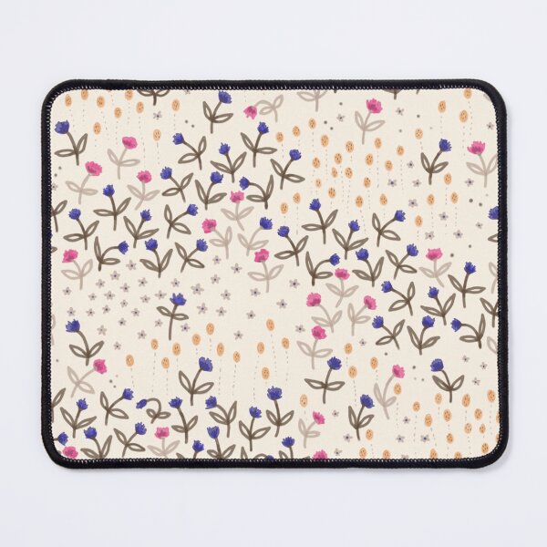 Item preview, Tiny Sketched Flowers Pattern – Playful Marker Floral Design for Apparel & Decor designed and sold by Millefolia Design .